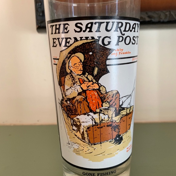 2 Norman Rockwell Collectible Glasses 1987 Arby’s - Picture 5 of 9